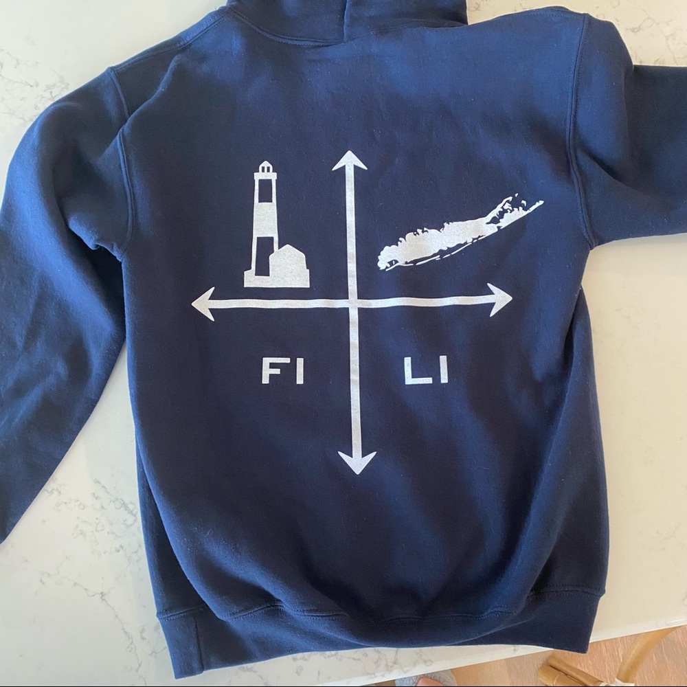 Long Island Fire Island navy sweatshirt